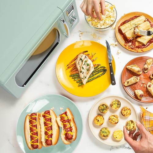 Nostalgia Retro Compact Countertop Microwave