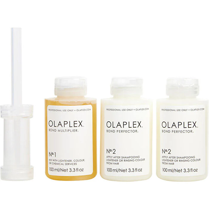 Olaplex Traveling Stylist Kit: #1 Bond Multiplier & #2 Bond Perfector 2x & 1 Dosing Dispenser 100ml/3.3oz