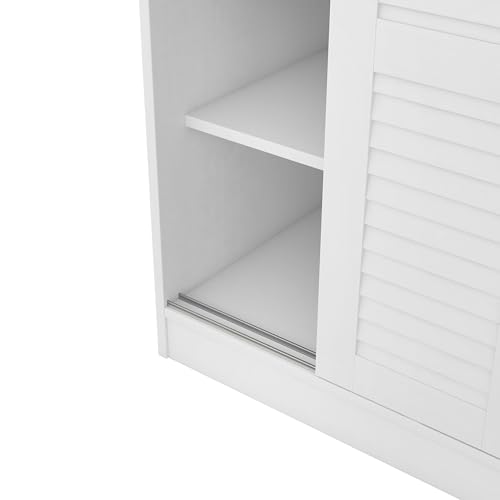 Modern 3-Door Mirror Wardrobe Closet with 2 Drawers & Top Cabinets, Freestanding Armoire w/Hanging Rail & 4 Shelves, Clothes Storage Organizer for Bedroom, Home, 81.1, Gray