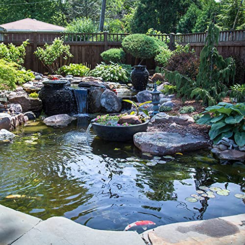 Aquascape 85039 PRO Grade Fish-Safe 45 MIL EPDM Pond Liner, 10-ft x 8-ft, 80 sq ft, Black