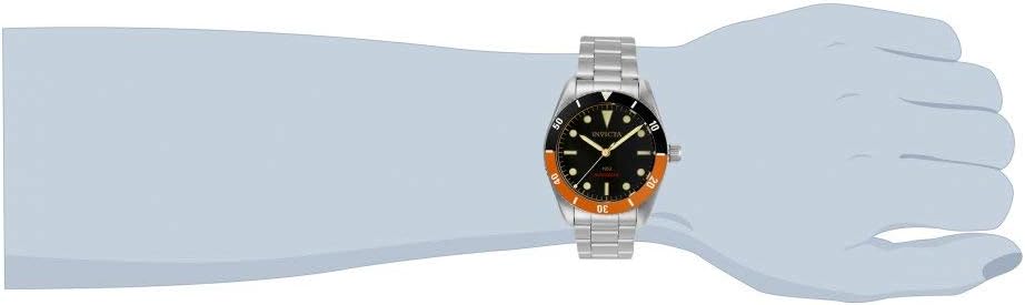 invicta Men's 34336 Pro Diver Automatic 3 Hand Black Dial Watch