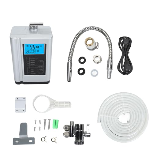 Alkaline Water Ionizer Machine Foldable Stainless Steel Nozzle Hydrogen Rich Water Machine Selfcleaning for Office