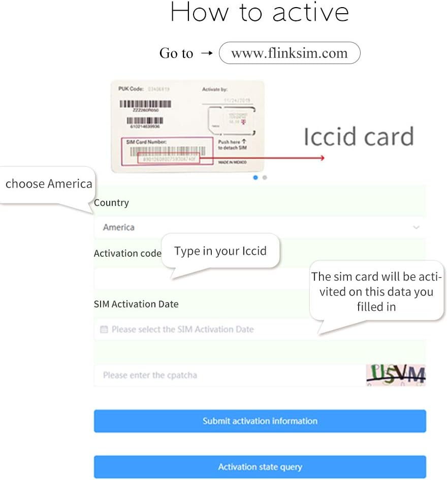 T-Mobile USA Sim Card Unlimited Data -True Unlimited High Speed Data/Calls/Texts