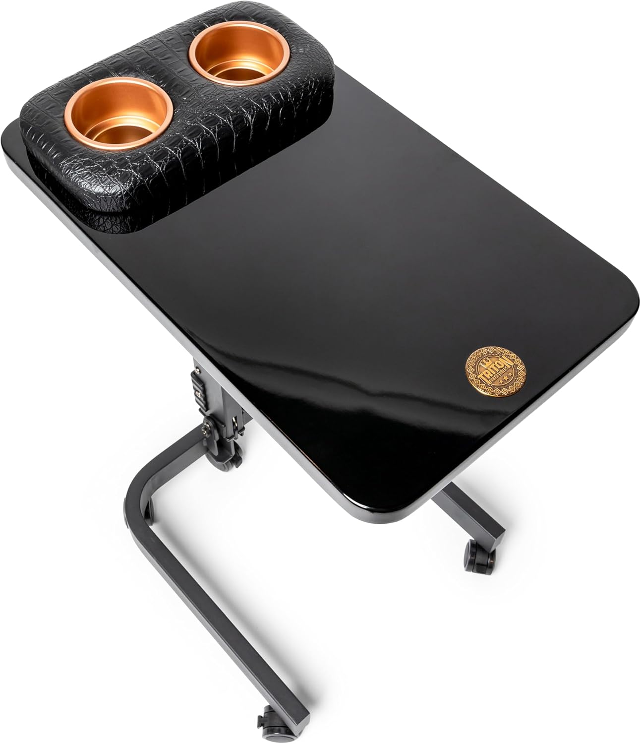 Triton Poker Side Tables - Foldable Poker Side Table with Luxurious Vegas Style - Perfect for Poker Nights