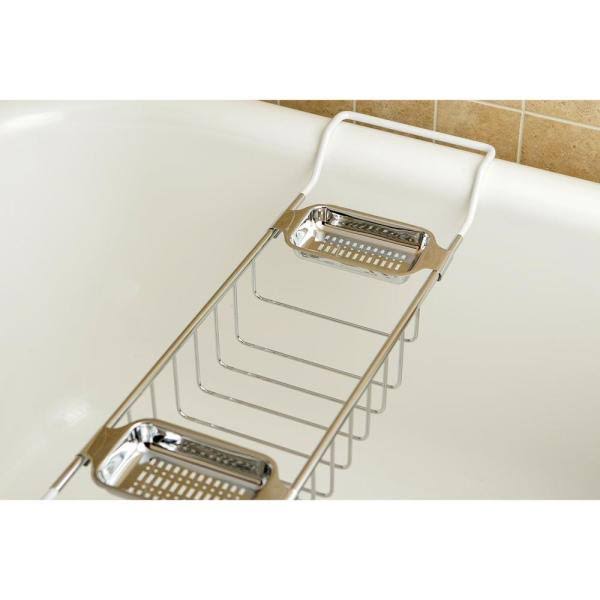 Kingston Brass Claw Foot Bathtub Caddy in Polished Chrome