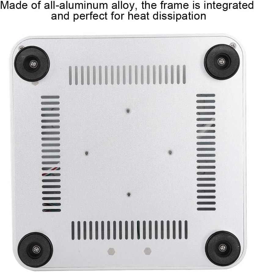 Wendry ITX case,Beautiful and Exquisite,Frosting Treatment,First-Class Quality,19719765MM,Mini ITX Computer Case 2.0 Aluminum Alloy HTPC Case Mini PC Computer Case