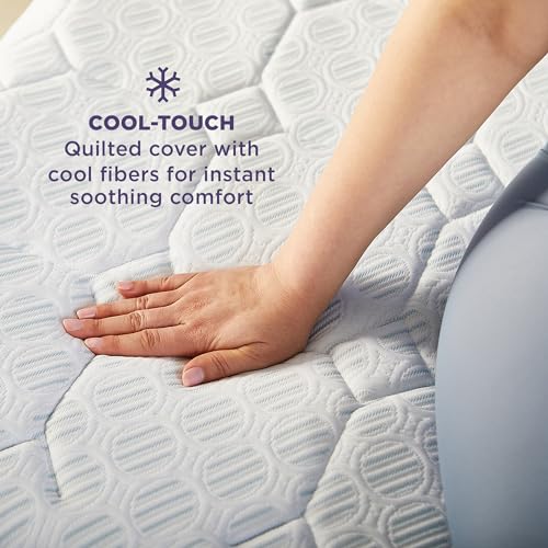 Sleep Innovations Ellis 12 Inch Advanced Cooling Gel Plus Memory Foam Mattress with Dual Cool Cover, Twin Size, Bed in a Box, Soothing Medium Support