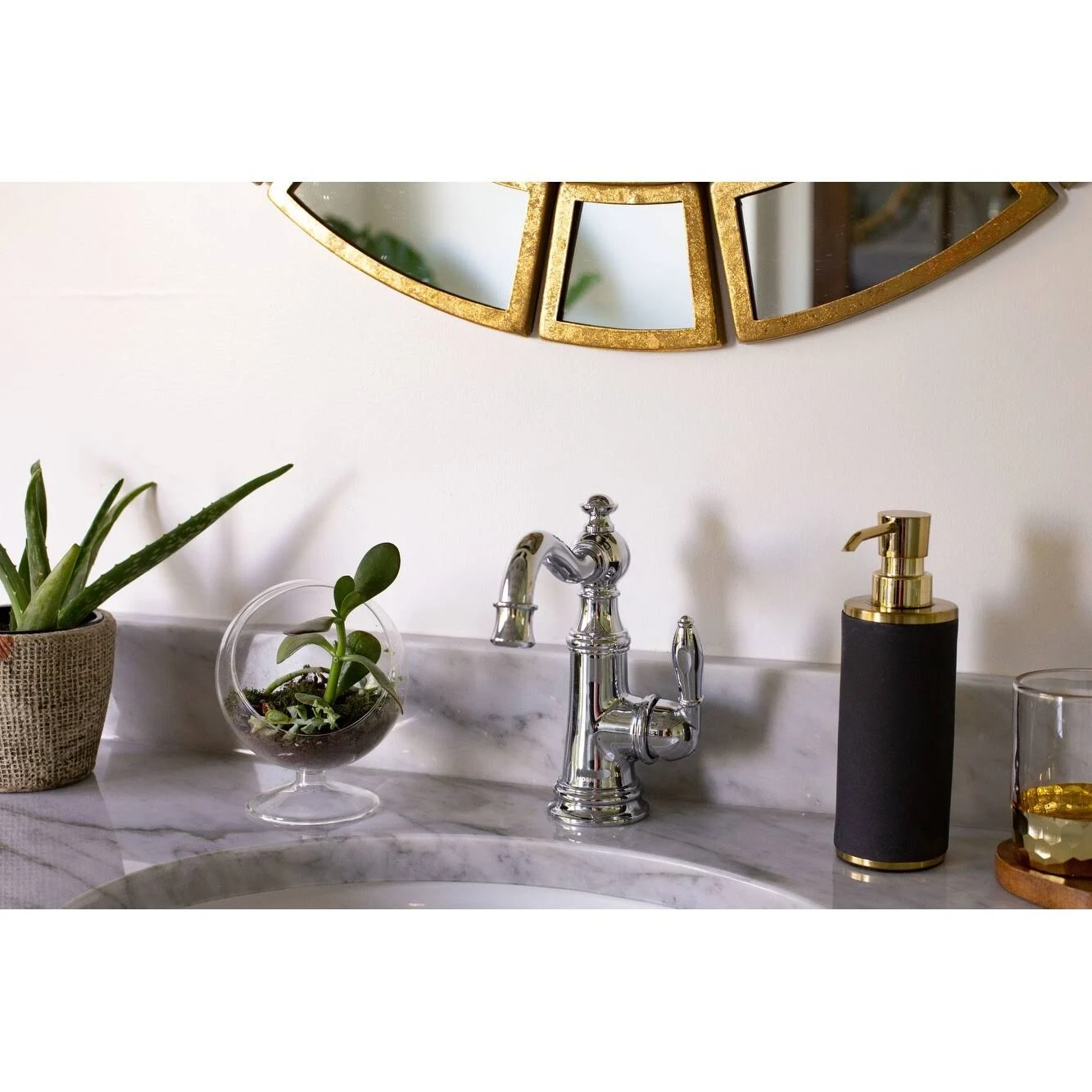 Moen S42107 Weymouth Single Handle Single Hole Bathroom Faucet - Matte Black