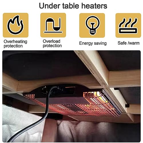 Kotatsu Table Blanket with Electric Heater, Japanese Furniture Futon Floor Table Set, Bedroom Tatami Heated Stove, Winter Foot Warmer Wooden Coffee Table, Low Lying Dining and Work Desk, for Home ( Co