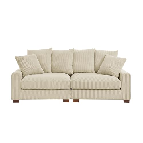 Modular Sofa Love Seats, Dark Gray