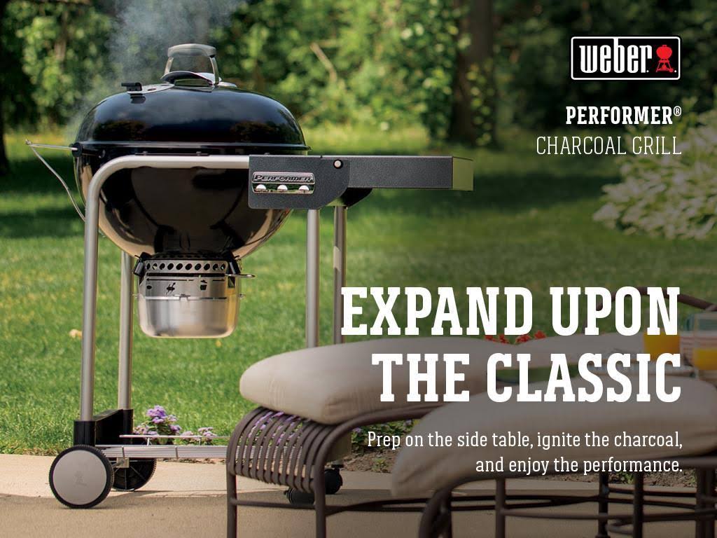 Weber 22 in. Performer Charcoal Grill Black