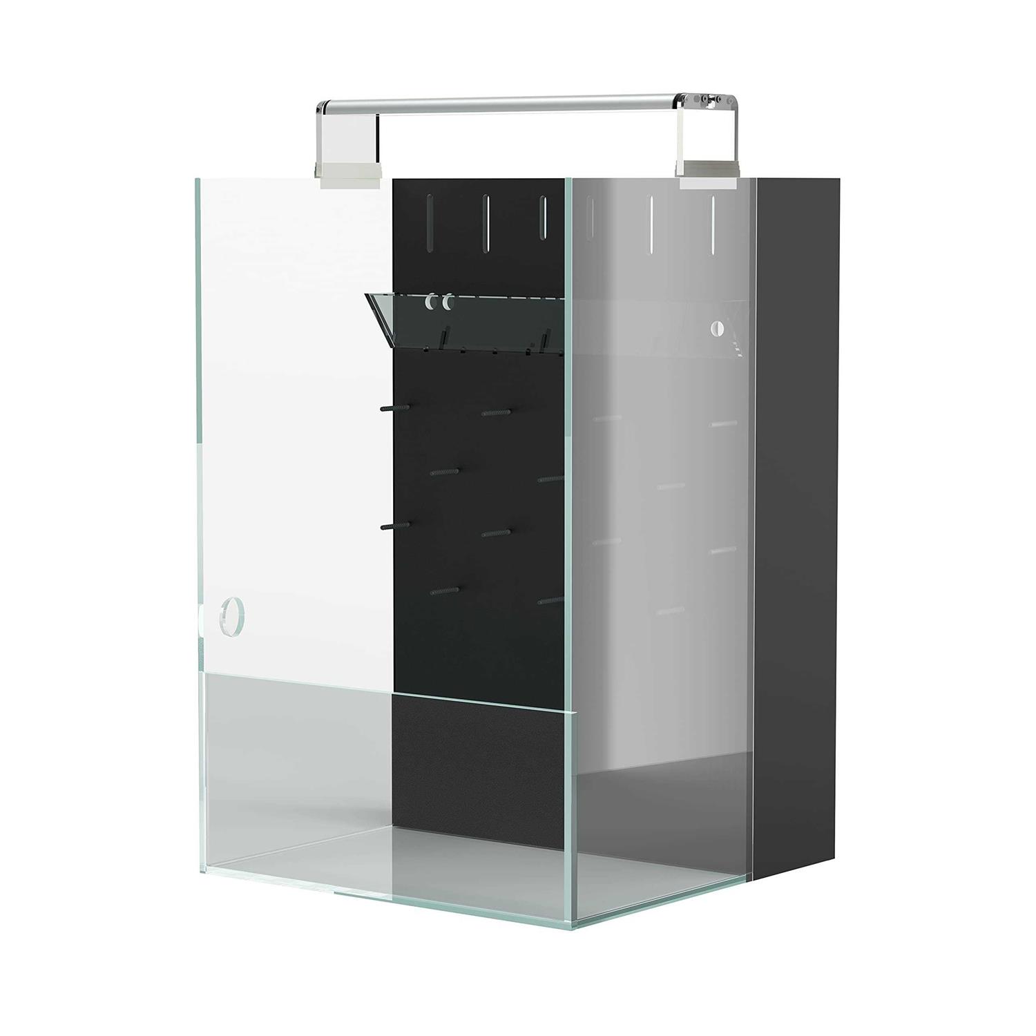 Landen AT30 Aqua Terra Tanks Terrarium All in One, Integrated Paludarium, Light, Water Pump, Mist-Flower and Mat Included, Waterfall and Rain Forest - Pet Supplies online store