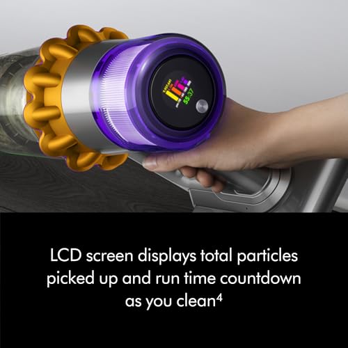Dyson V15 Detect Plus Cordless Vacuum, Yellow/Nickel