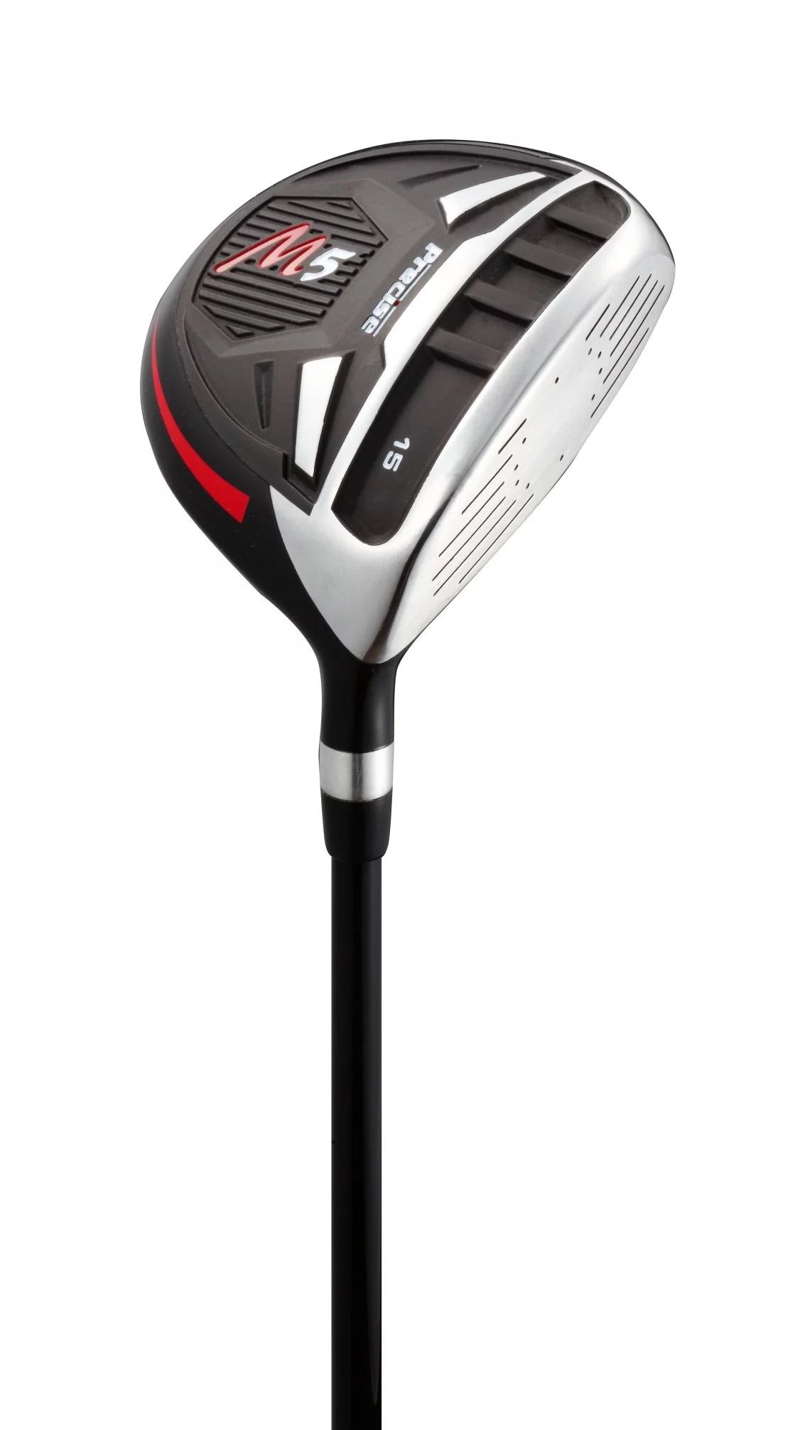 Precise Naturals M5 Men's Complete Golf Clubs Package Set, Black and Grey