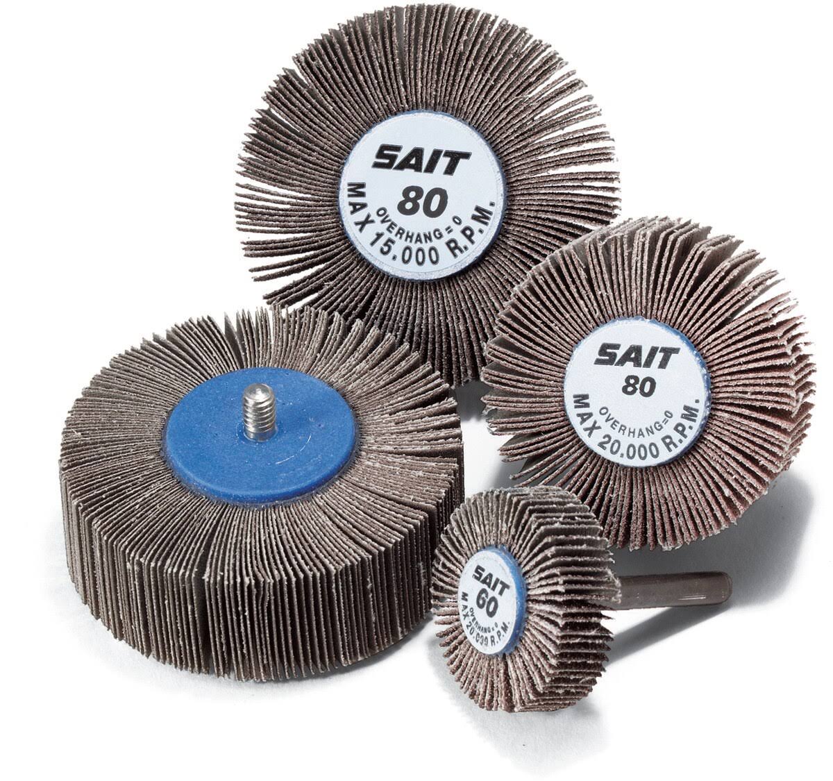 United Abrasives-Sait 70104 2A Flap WHEEL. 3 x 1 x 1/4. 240X. 10-Pack