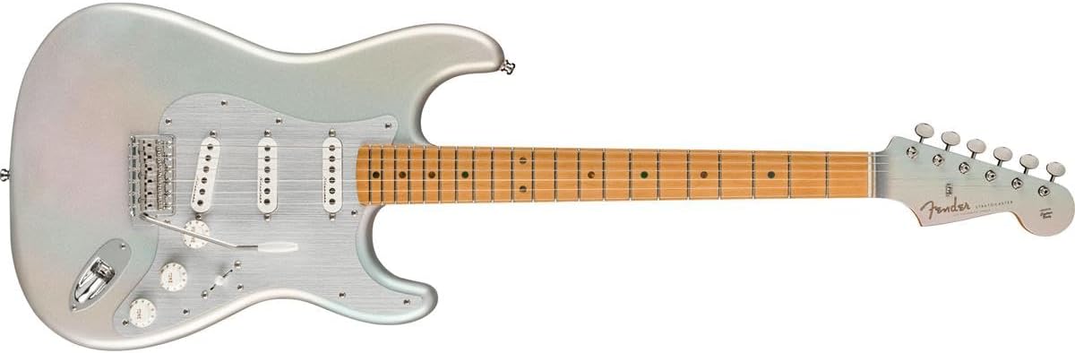 Fender H.E.R. Stratocaster Electric Guitar, with 2-Year Warranty, Chrome Glow, Maple Fingerboard