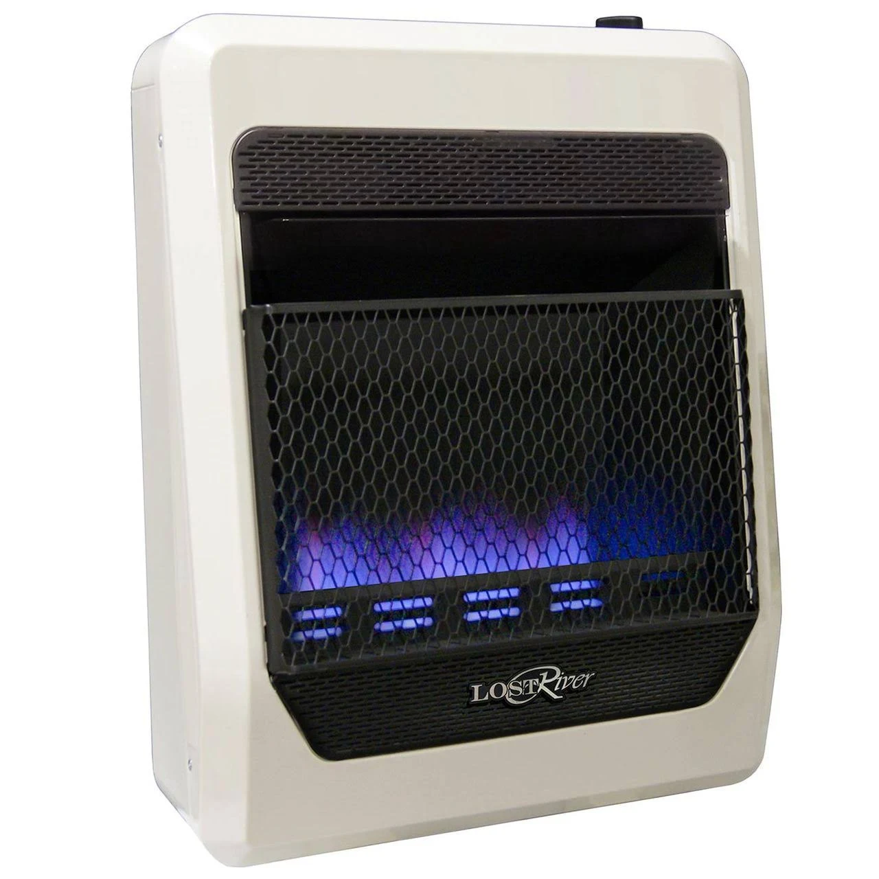 Lost River Natural GAS Ventless Blue Flame GAS Space Heater - 20,000 BTU, Model#LRT20B-NG