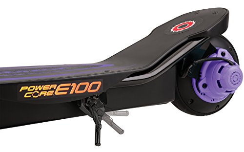 Razor Power Core E100 Electric Scooter - 100w Hub Motor, 8" Air-Filled Tire, Up to 11 mph and 60 min Ride Time, for Kids Ages 8 and Up