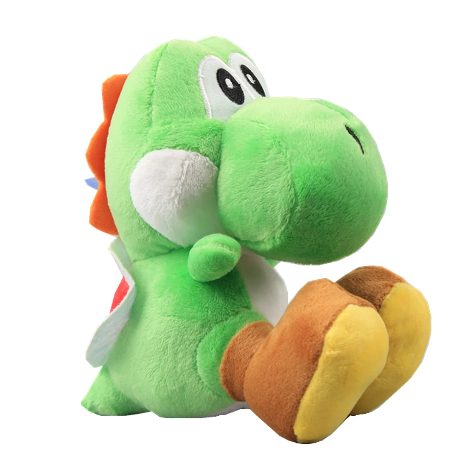 uiuoutoy Set of 9 Yoshi Plush Toys 6" Green Yoshi, Red Yoshi, White Yoshi, Purple Yoshi, Light Blue Yoshi, Dark Blue Yoshi, Black Yoshi, Yellow Yoshi, and Pink Yoshi