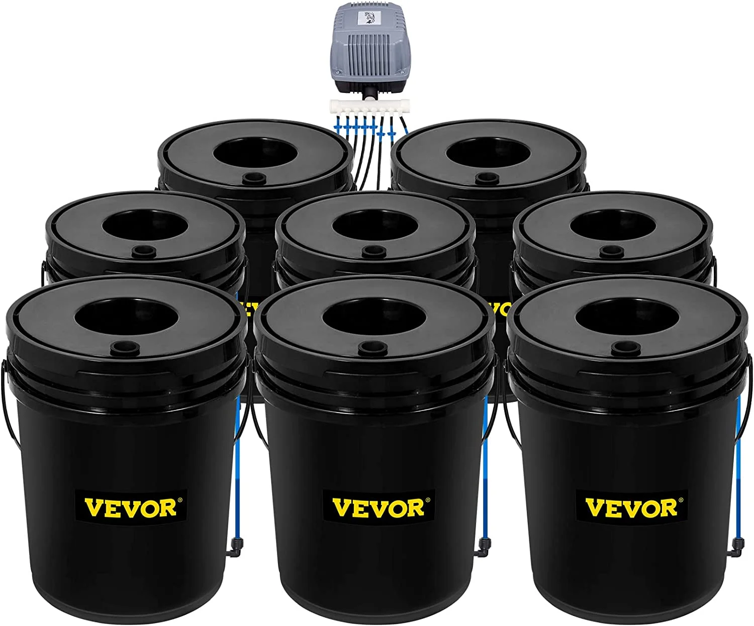 Vevor SSSPXTYX8110VT55FV1 5 gal DWC Hydroponic System