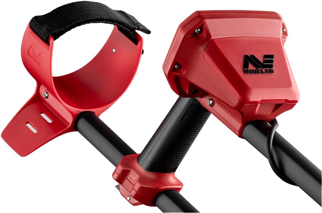 Minelab Vanquish 540 Multi-Frequency Pinpointing Metal Detector for Adults with Iron Bias & V12 12"x9" Double-D Waterproof Coil (4 Detect Modes, Wired Headphones & Rain Cover Included)