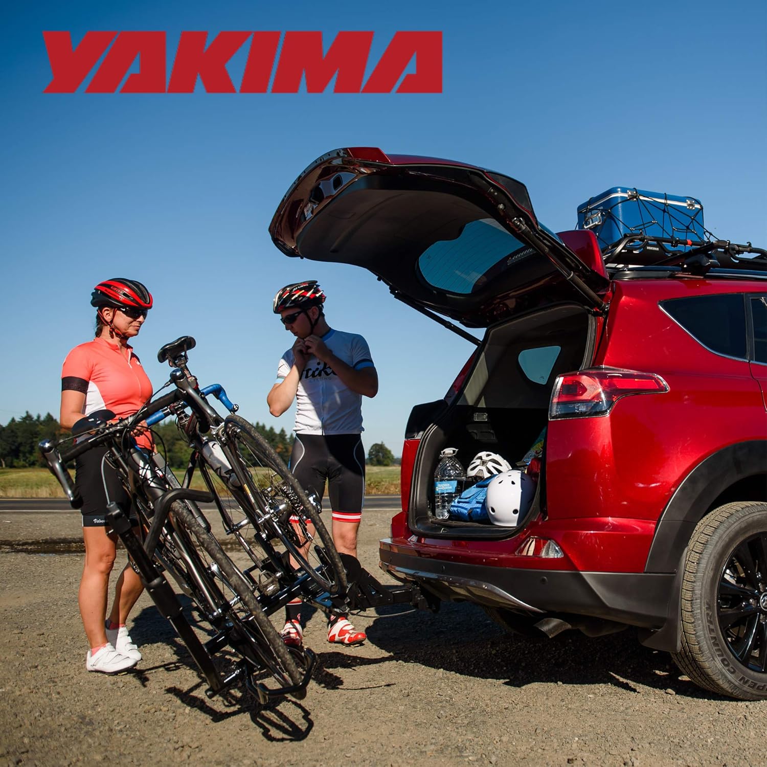 YAKIMA - HoldUp EVO 2 Hitch Mounted Tray Bike Rack, 2 Bike Capacity