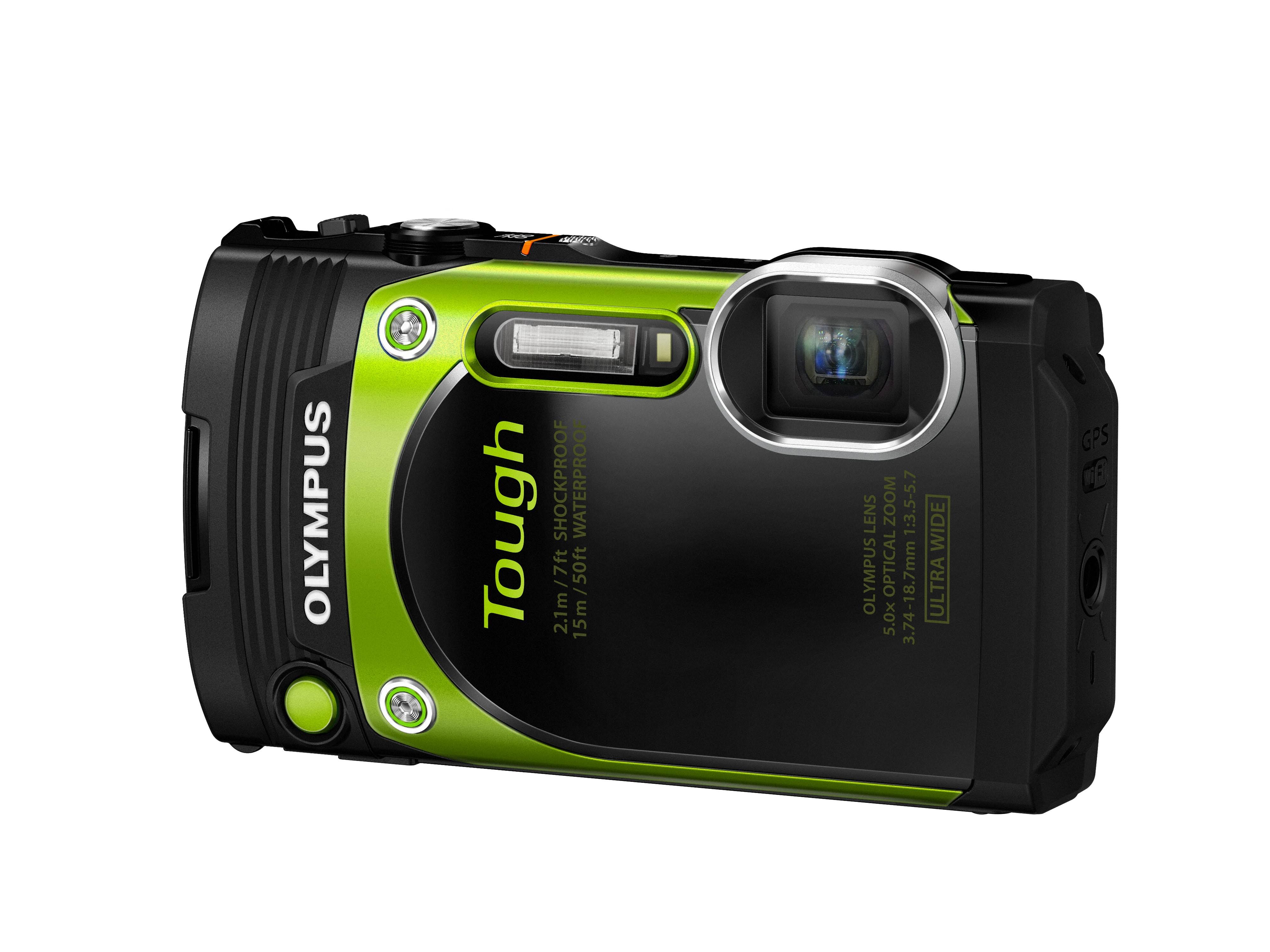 Olympus Stylus Tough TG-870 16.0 MP Compact Digital Camera - 1080p - Green