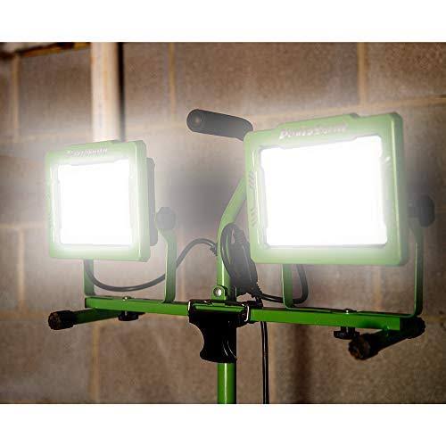 Powersmith 12,000 Lumen Dual-Head LED Work Light with Tripod