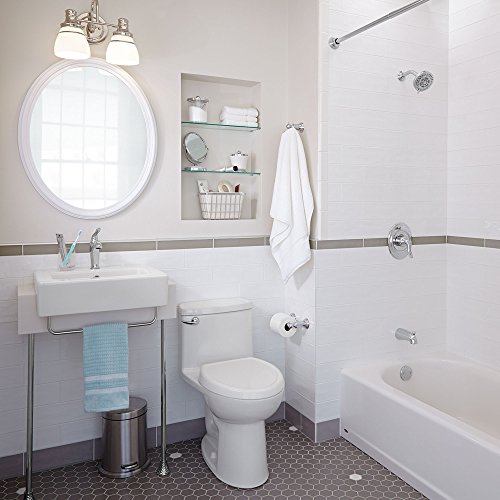 American Standard 2403128.222 Compact Cadet 3-FloWise Tall Height 1-Piece 1.28 GPF Single Flush Elongated Toilet with Seat, Linen