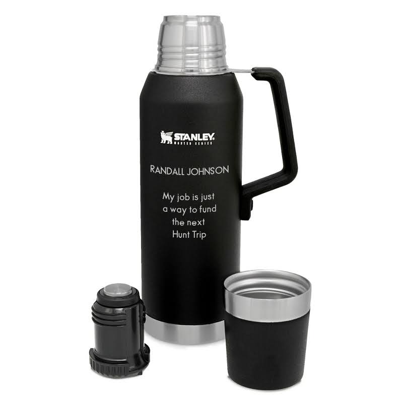 Stanley Master Vacuum Bottle, Foundry Black, 1.4 qt