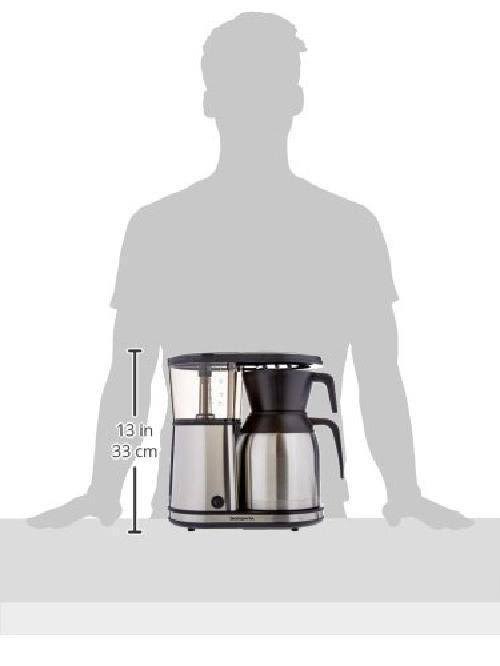 Bonavita Bv1900ts 8-Cup Carafe Coffee Brewer, Stainless Steel