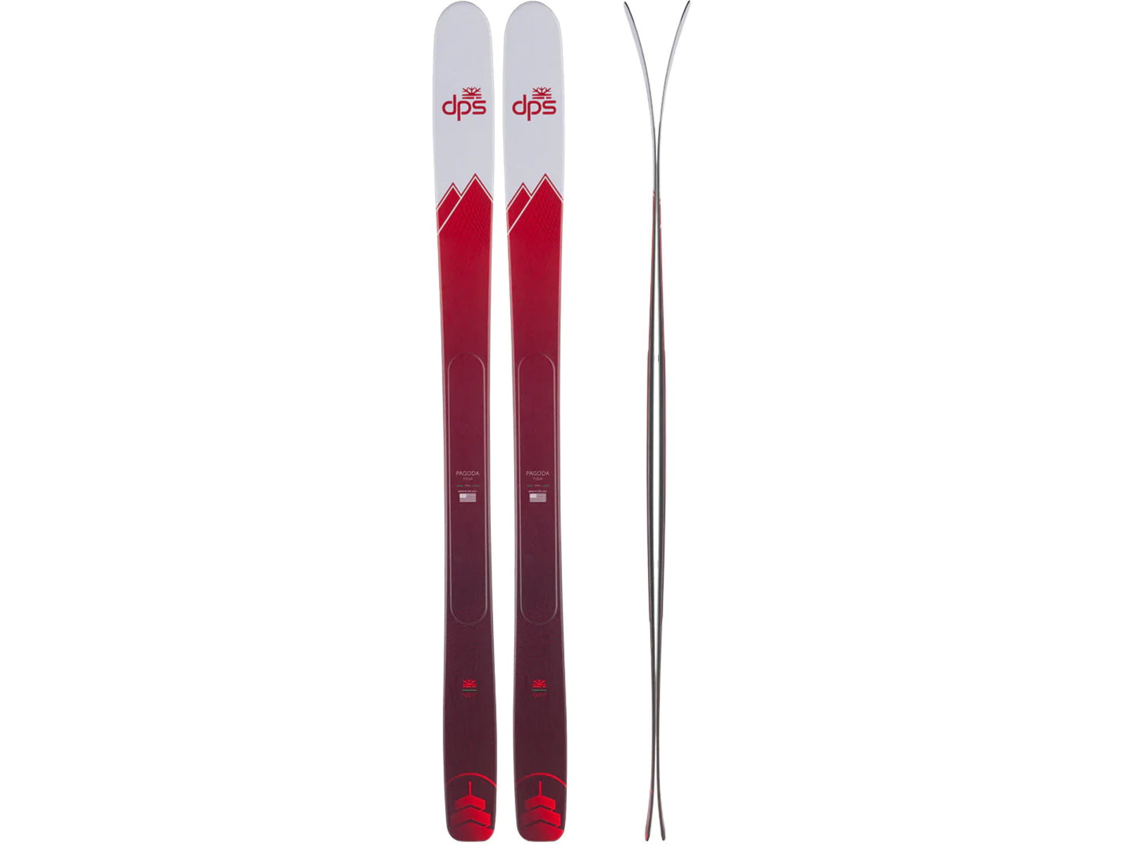DPS 100RP Pagoda Tour Skis, Deep Red, 171cm