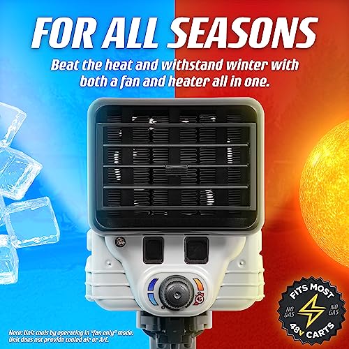 Climate Caddy 48V Electric Golf Cart Heater and Fan
