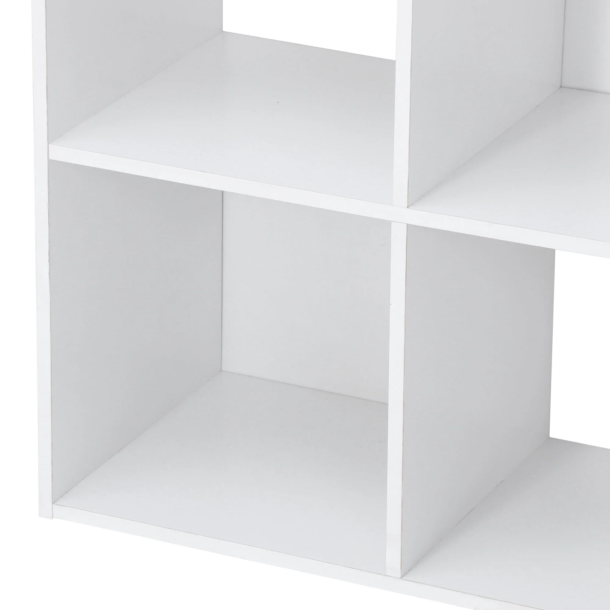 ZENY 9 Cubes Wooden Cube Organizer Bookcase Cubecials Cabinet Storage (Black)