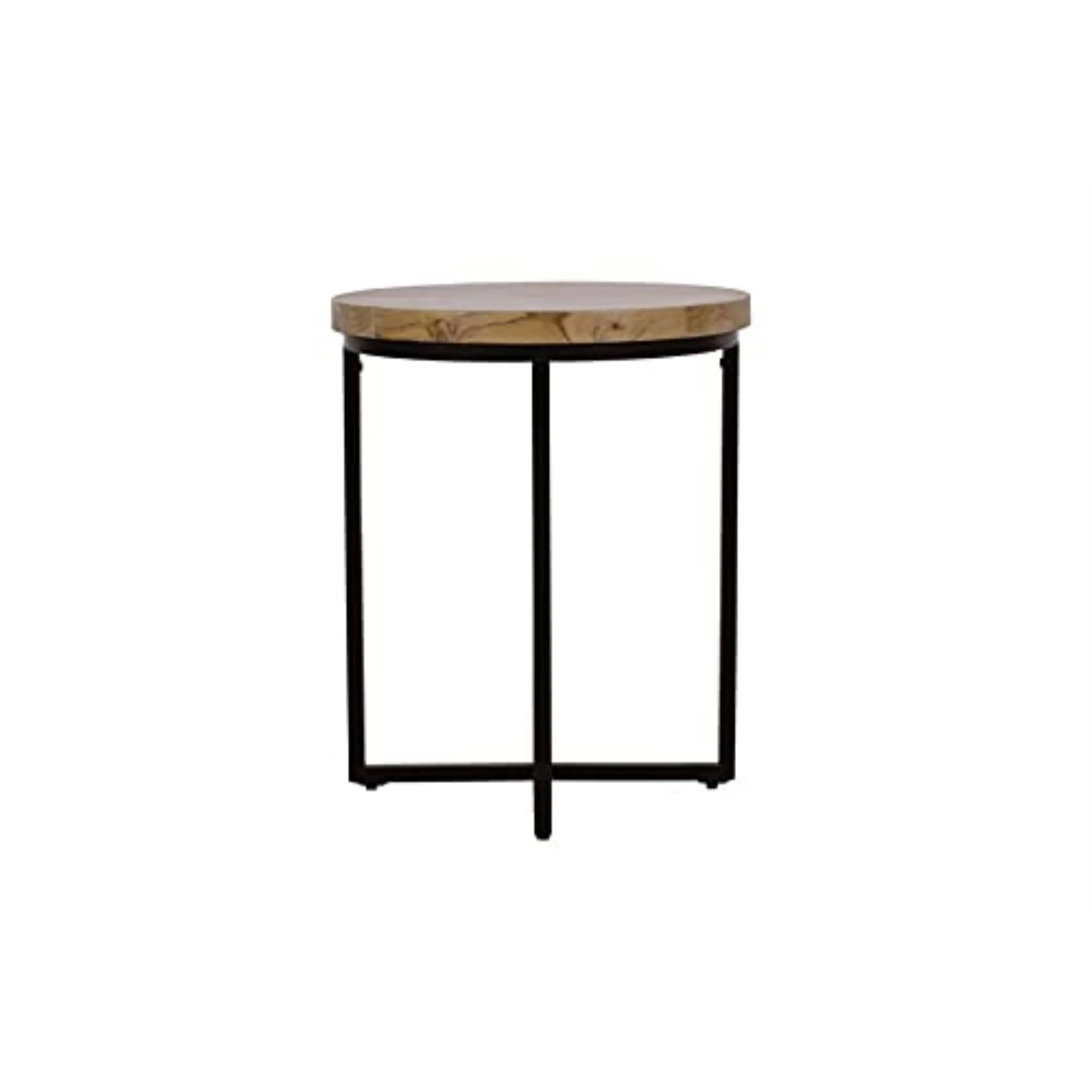 Jofran Ames Solid Wood Modern 20" Round End Table