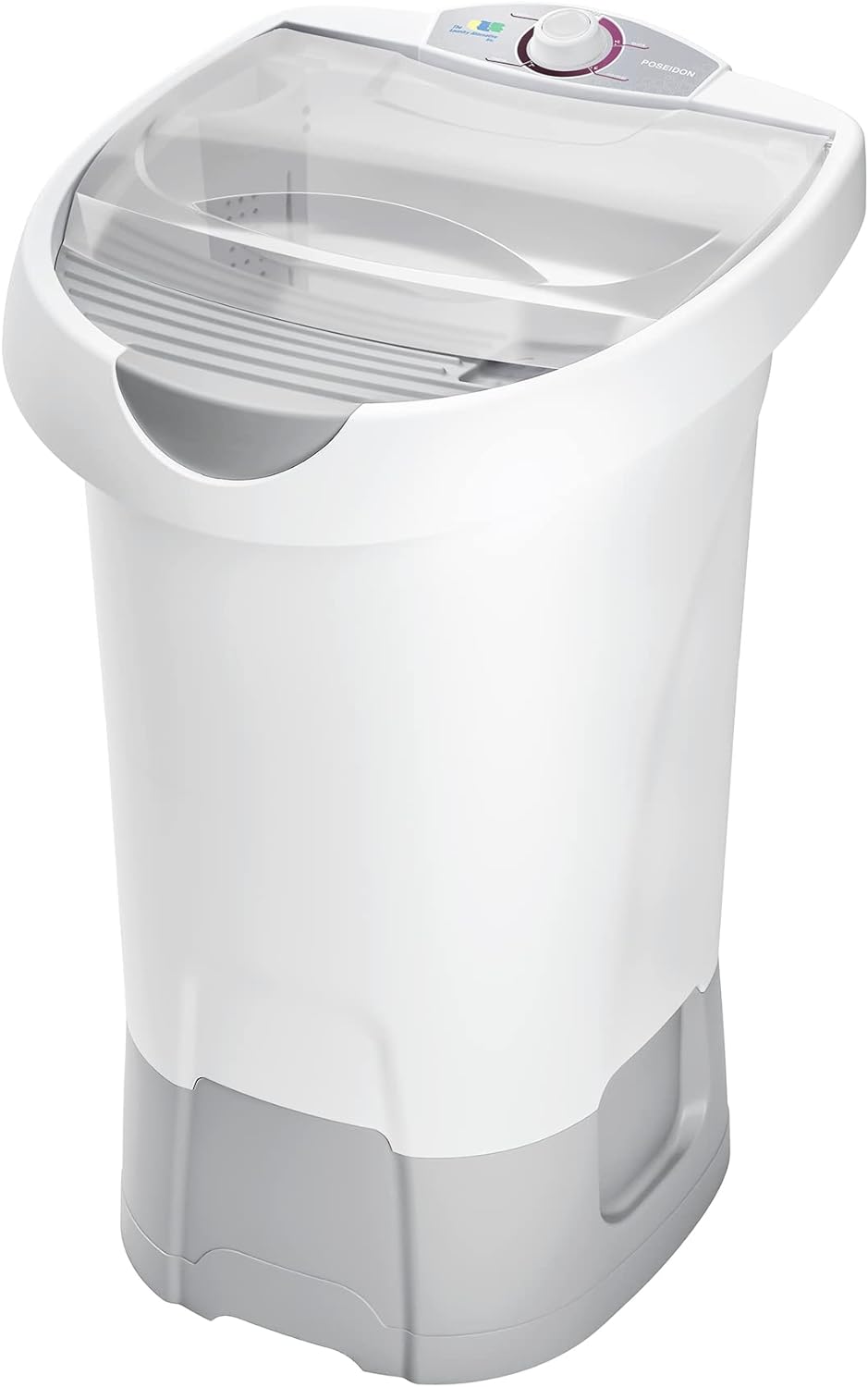 The Laundry Alternative Poseidon Portable Washer - Small Washing Machine for Apartment Living & RV Travel with Real Agitator & Innovative Foldable Design - Compact Washer Ideal for Limited Spaces
