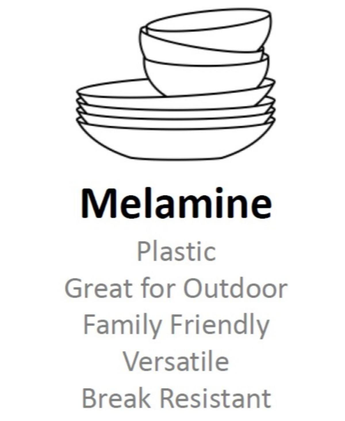 Q Squared Captiva 16x22 Melamine Platter