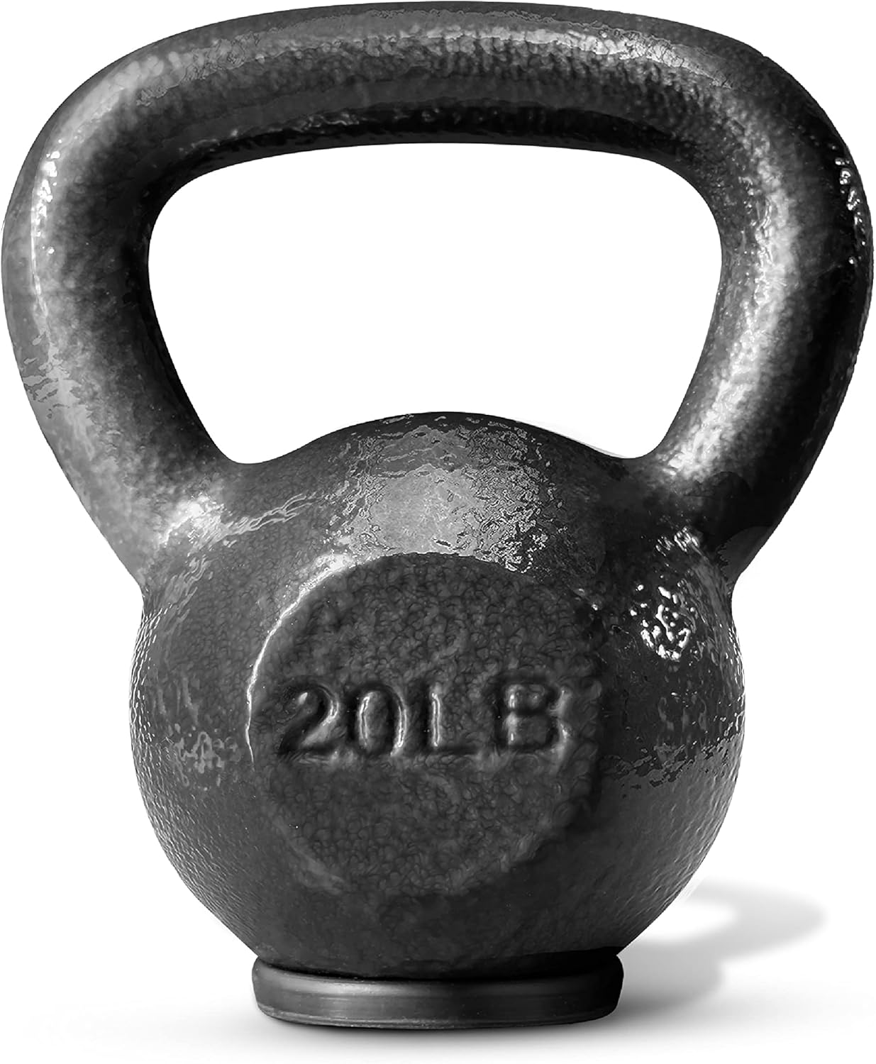 Yes4All Solid/Protective Rubber Base Cast Iron Kettlebell Weights – Great for Full Body Workout and Strength Training and 10-40lbs Adjustable Kettlebell Weights Set. Pack of 2