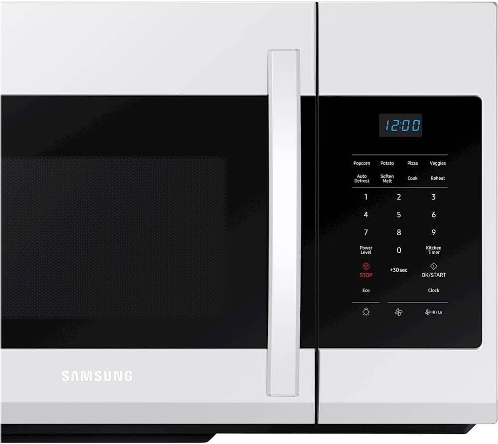 Samsung 1.7 Cu. Ft. White Over-The-Range Microwave