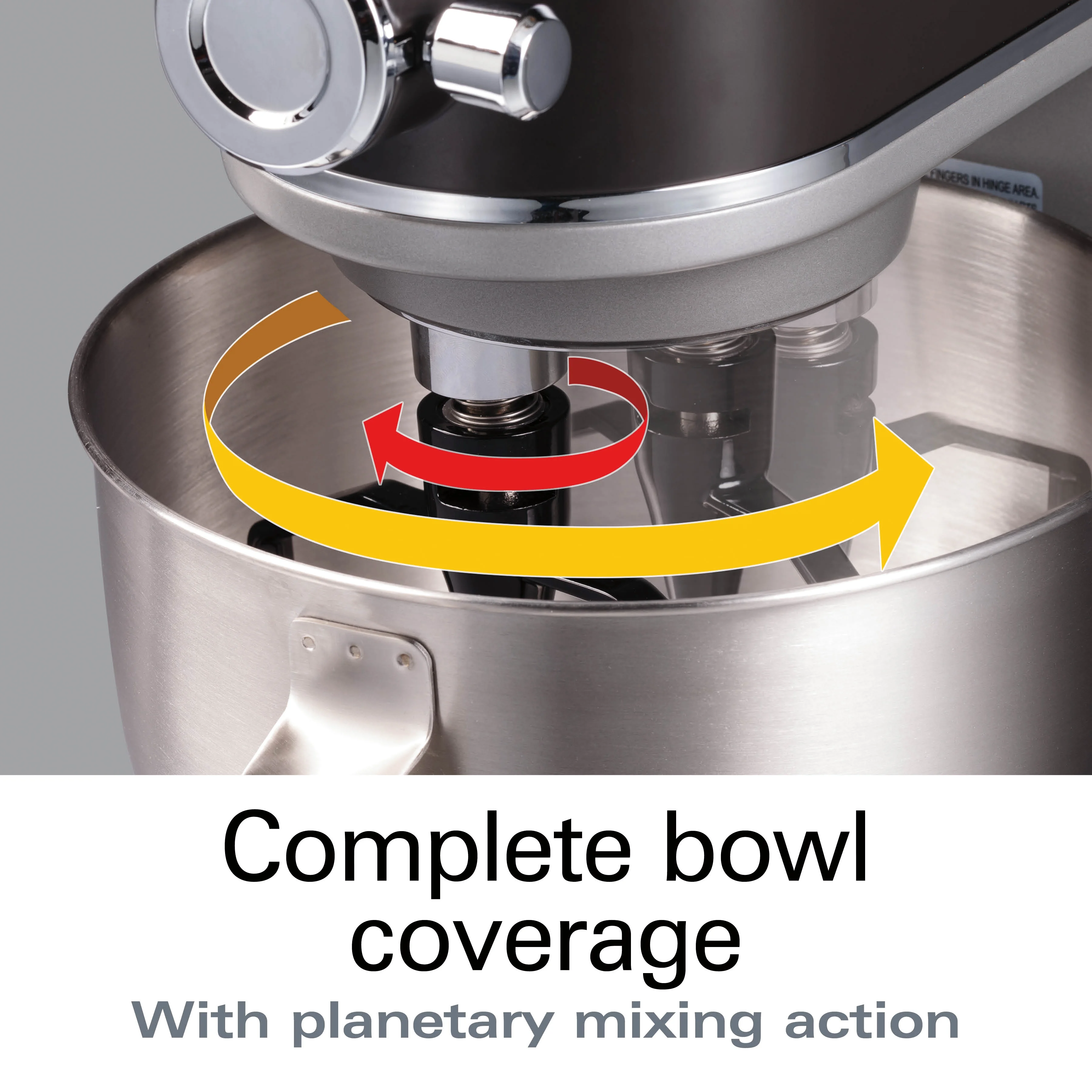 Hamilton Beach Professional All-Metal Stand Mixer, Specialty Attachment Hub, 5 Quart Bowl, 12 Speeds, Includes Flat Beater, Dough Hook, Whisk, Silver, 63240