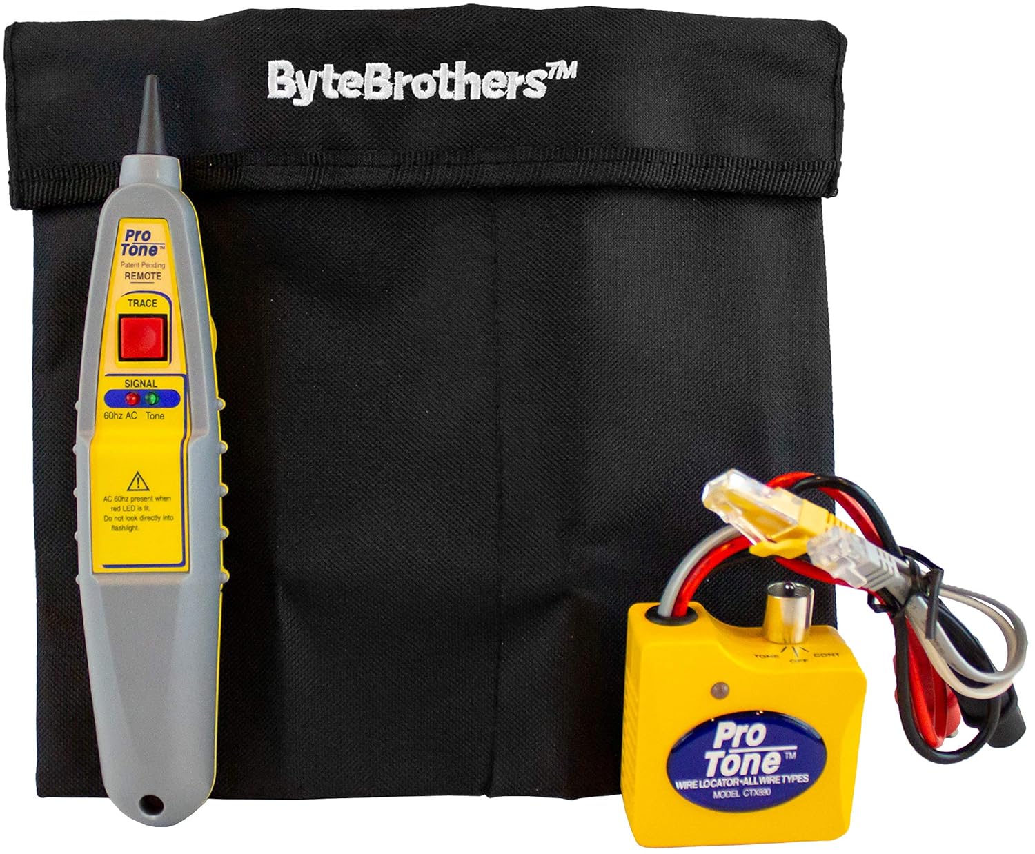 Triplett Fox & Hound Premium Tone and Probe Wire Tracing Kit Generates Multiple Tones with Adjustable Sensitivity for Electrical Wire, LAN Cable, Telephone, and More (3399)