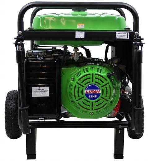 Lifan ES6600E Energy Storm 6,600w Gasoline Powered Electric Start Portable Generator, Men&s, Size: One Size