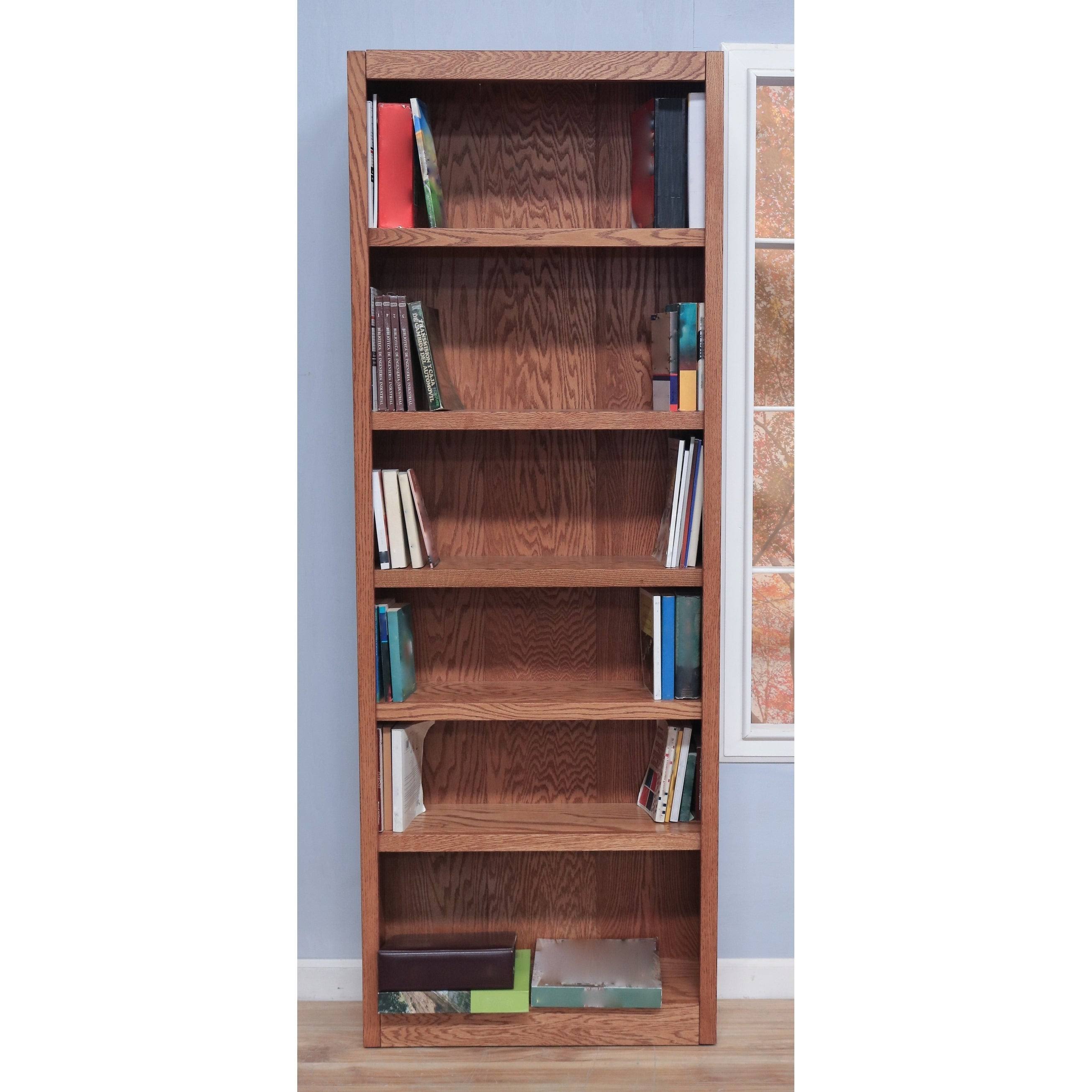 Concepts in Wood Bookcase 6 Shelves Cherry