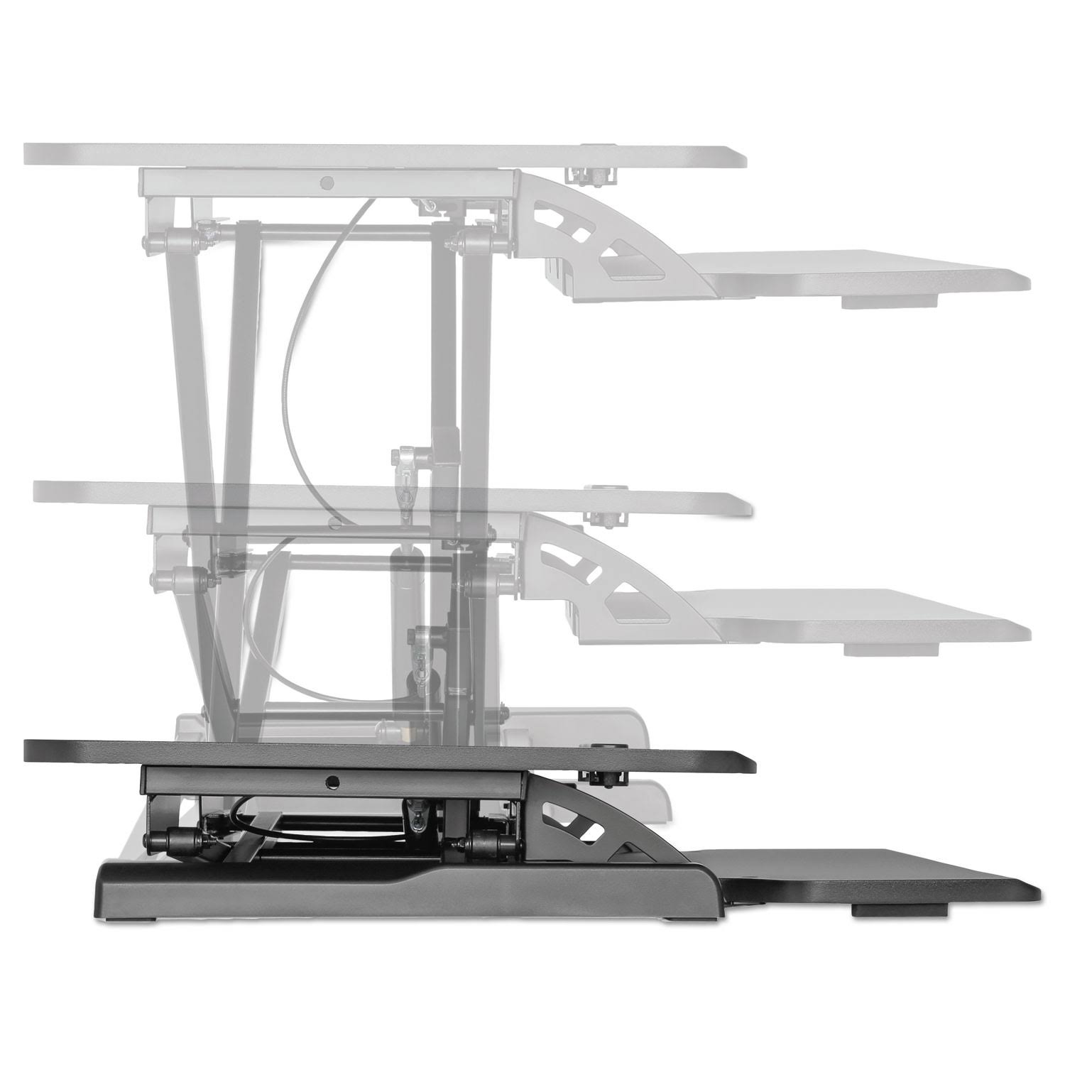 Alera AdaptivErgo Sit-Stand Workstation Black AEWR3B