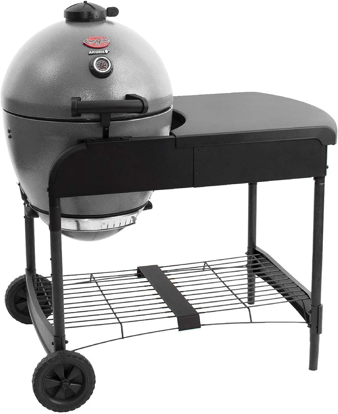 Char-Griller E6520 AKORN Kamado Charcoal Grill Cart, Ash