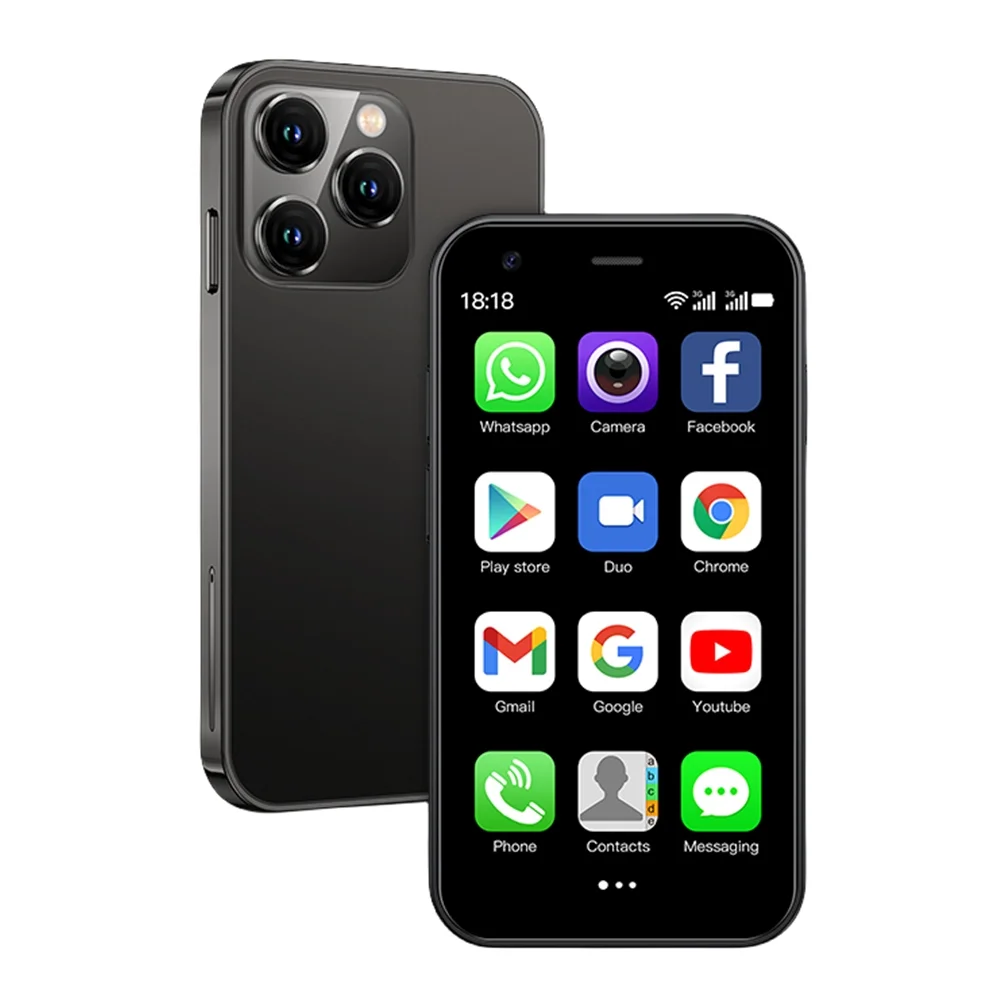 Mini Smartphone Unlocked 3G SOYES XS15 Small Smart Phone for Kid Student Android 8.1 3inches Display 2GB RAM 16GB ROM 3G WiFi Bluetooth Beckup Little Cellphone - Curated Treasures Market
