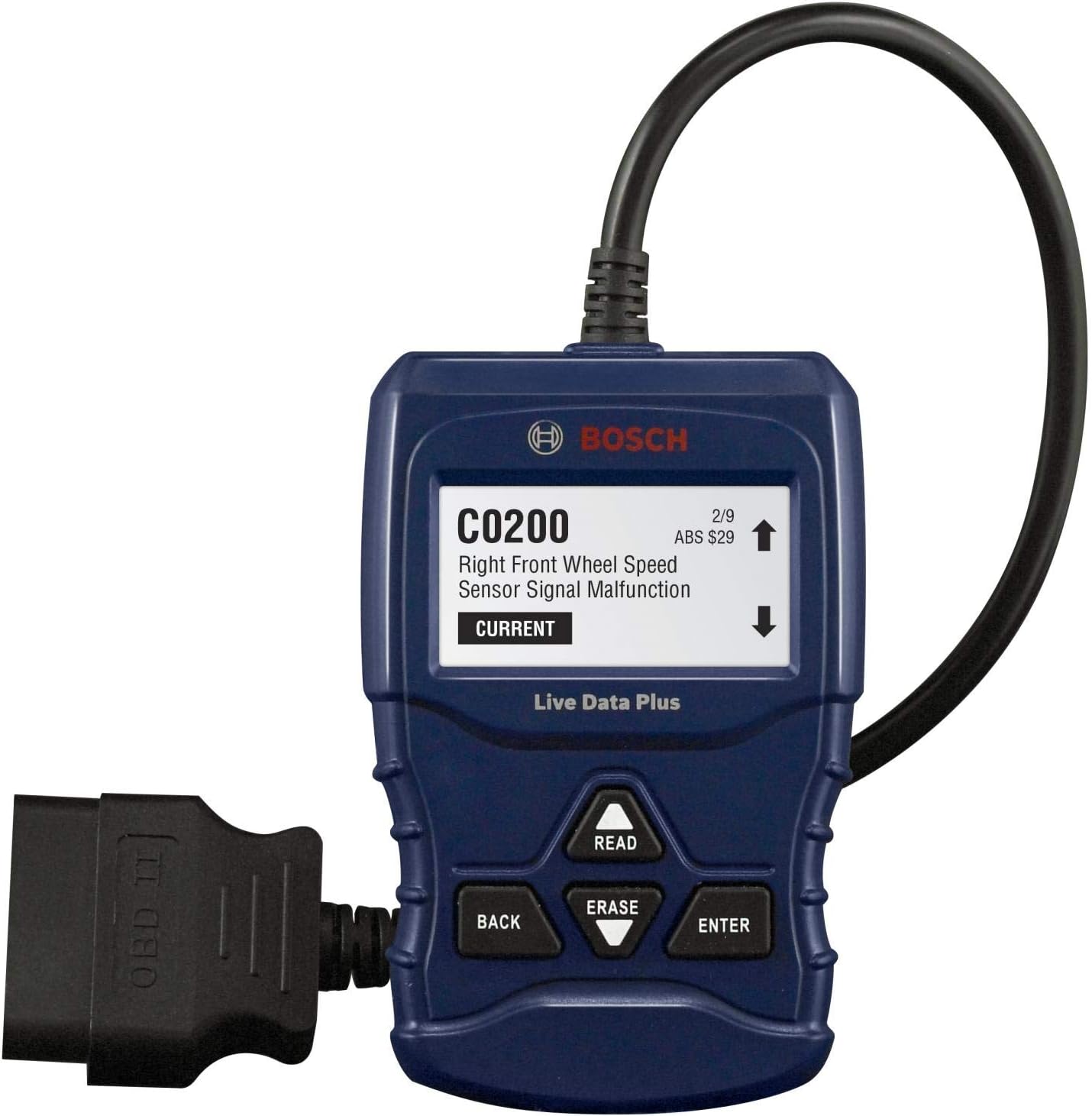 BOSCH OBD 1100 Scan Tool with Live Data, OBD II, CAN & ABS Pack of 2