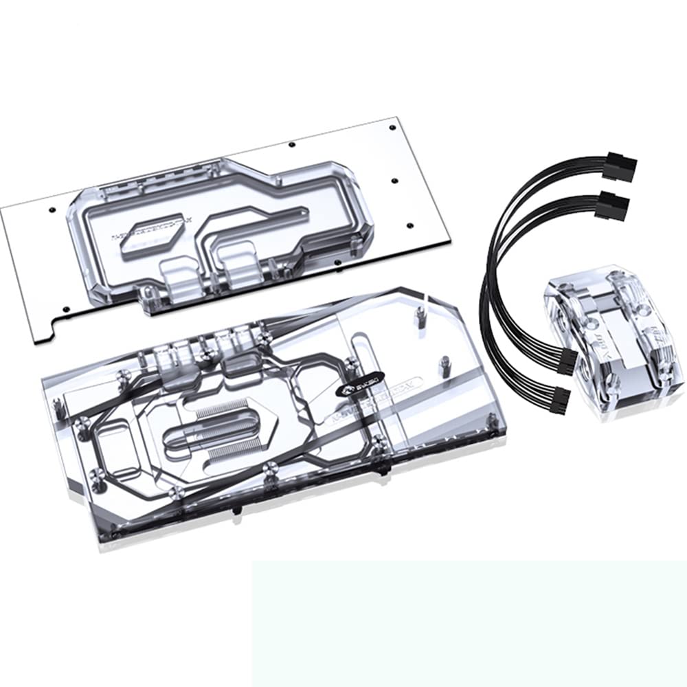 GPU Water Block Graphics Card Water Cooling Block for Gigabyte RTX3080/3090 Gaming OC Backplane Water Cooling GPU Card/Copper Radiator N-GV3090GMOC-TC