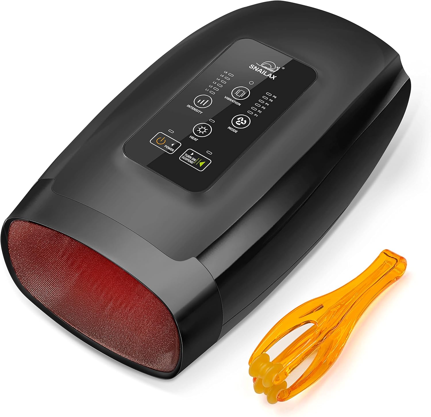 Snailax Hand Massager with Heat, Compression, Vibration, Wireless Hand Massager for Arthristis, Carpal Tunnel, Finger Numbness, Circulation, Pain Relief from Wrist to Palm and Finger, Perfect Gifts