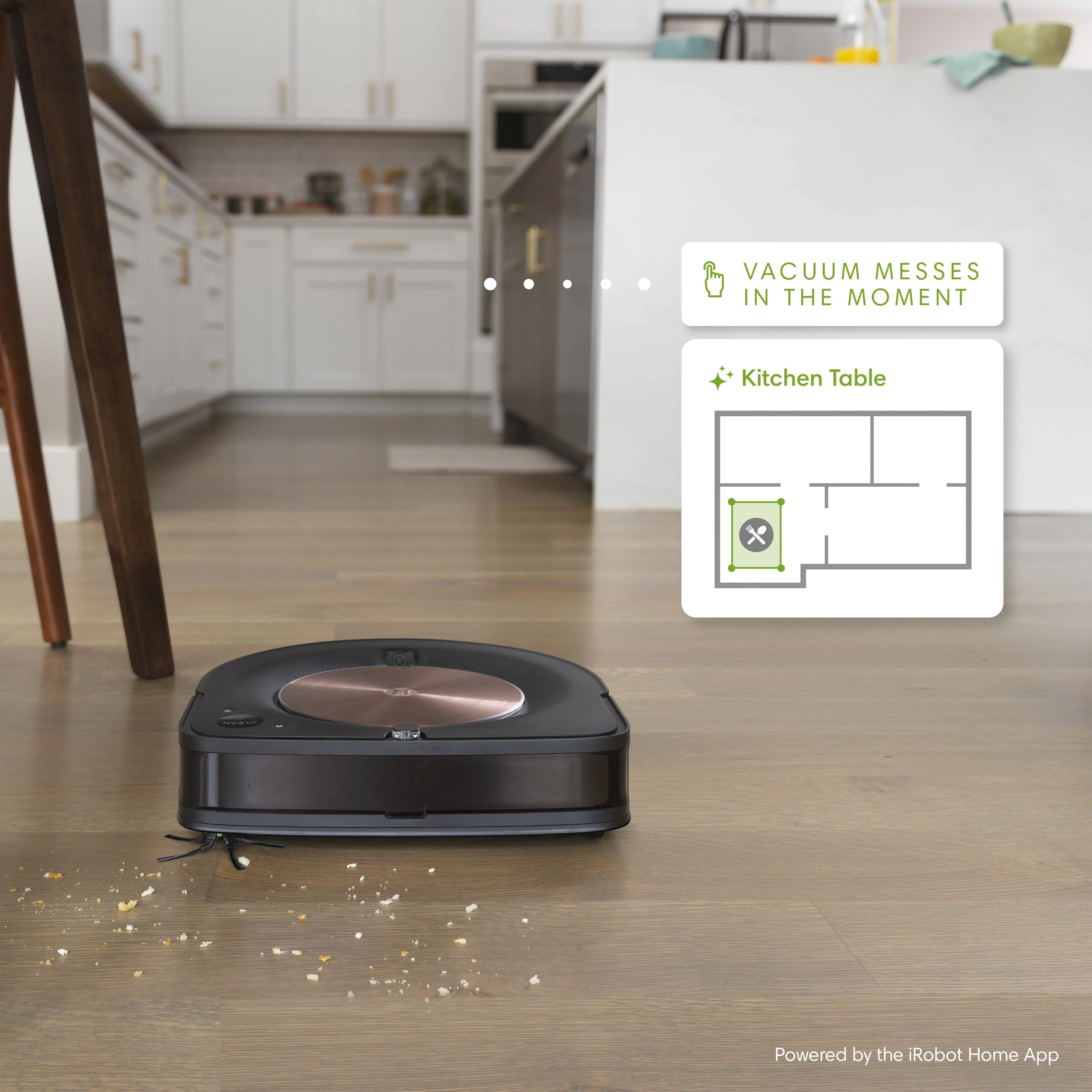 iRobot Roomba s9 (9150) Robot Vacuum- Wi-Fi Connected, Smart Mapping, Powerful Suction, Works with Google Home, Ideal for Pet Hair, Carpets, Hard Floors